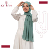 Chiffon Plain Scarf -Sea Green